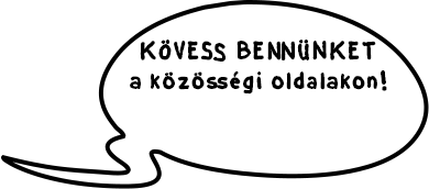 Kövess bennünket a közösségi oldalakon!